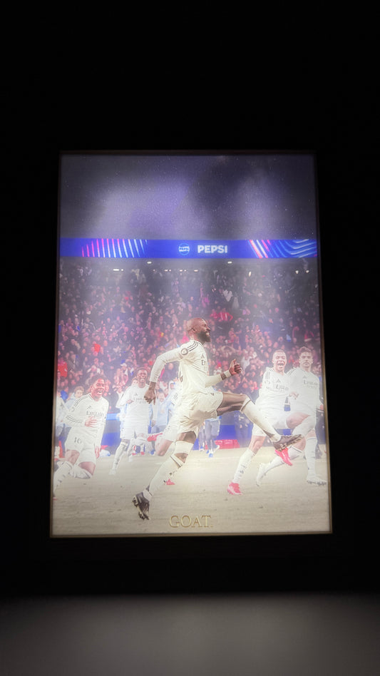 Rudiger Madrid Running Celebration Frame
