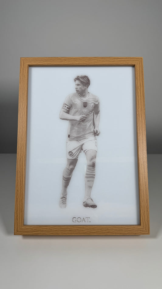 De Bruyne Man City Frame