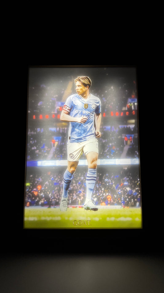 De Bruyne Man City Frame